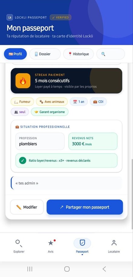 Passeport Lockli
